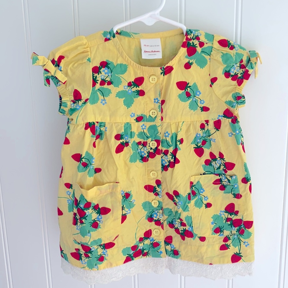 GUC Hanna Andersson dress size 6-12 months 🍓💜🍓